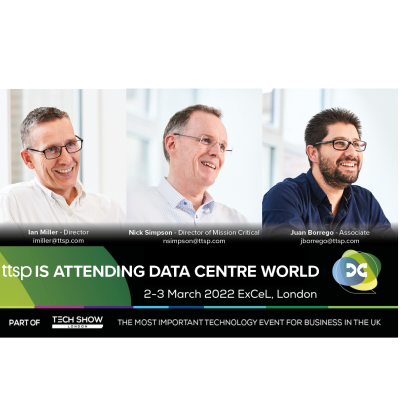 Image for TTSP are attending Data Centre World 2022 